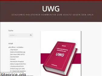 uwg-onlinekommentar.de