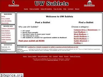 uwsublets.com