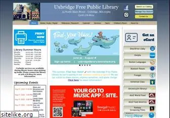 uxbridgelibrary.org