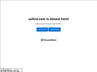 uxfirst.com