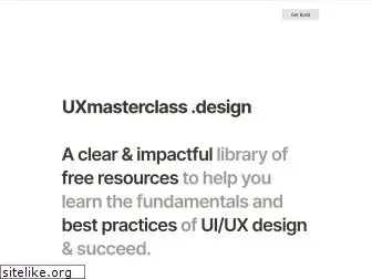 uxmasterclass.design