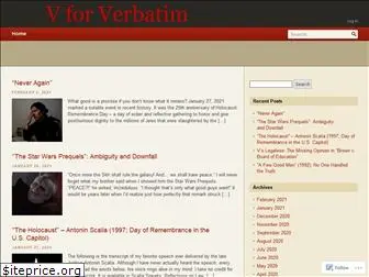 v-for-verbatim.com