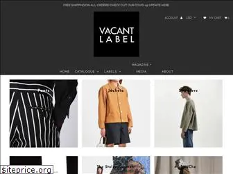 vacantlabel.com