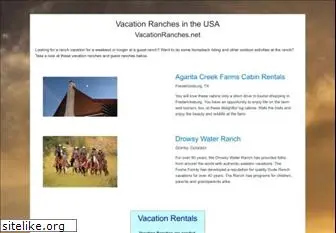 vacationranches.net