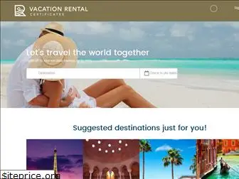 vacationrentalcertificates.com