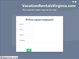 vacationrentalsvirginia.com