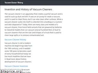 vacuumcleanerhistory.com