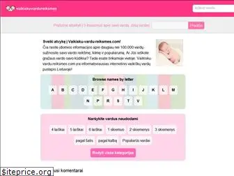 vaikisku-vardu-reiksmes.com