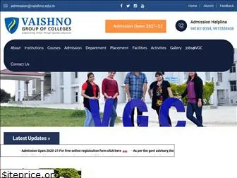 vaishno.edu.in