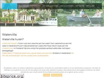 vakantie-watervilla.com