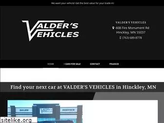 valdersvehicles.com