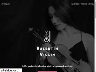 valentimviolin.com