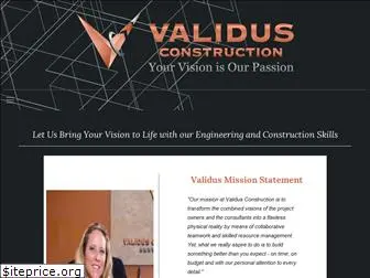 validus.construction