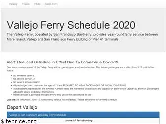 vallejoferryschedule.com