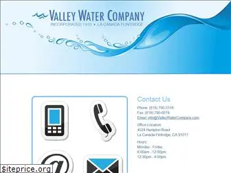 valleywatercompany.com