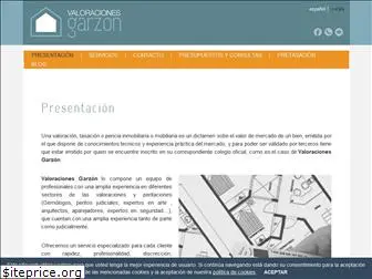 valoracionesgarzon.com