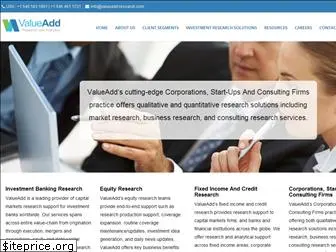 valueadd-research.com