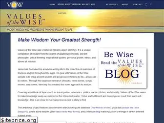 valuesofthewise.com