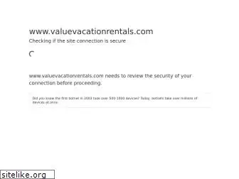 valuevacationrentals.com