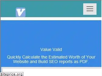 valuevalid.com