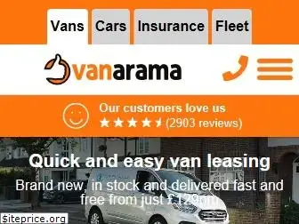 vanarama used van sales