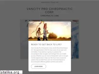 vancityprochiropractic.com