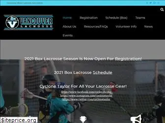 vancouverlacrosse.com