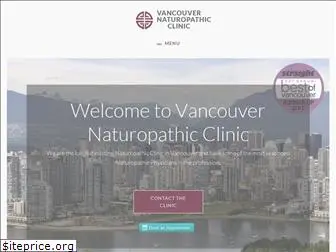 vancouvernaturopathicclinic.com