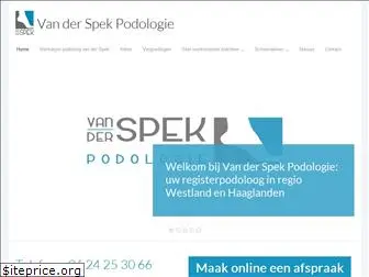 vanderspekpodologie.nl