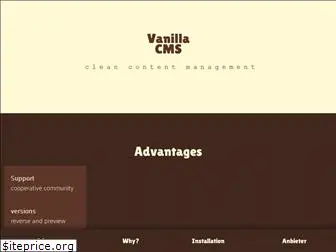 vanilla-cms.org