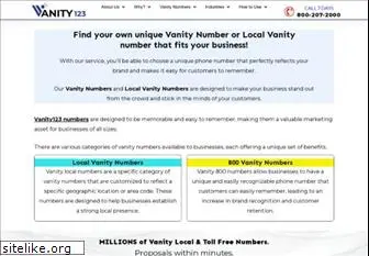 vanity123.com