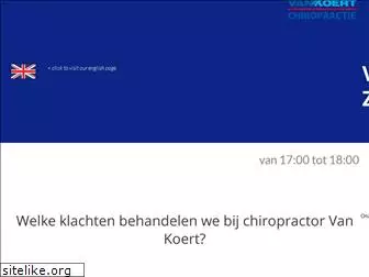 vankoertchiropractie.nl