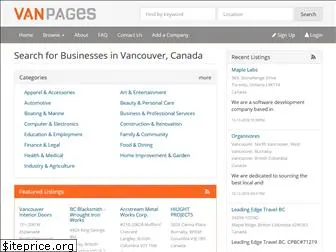 vanpages.ca