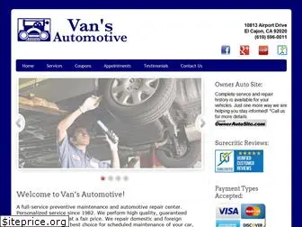 vansautomotive.com