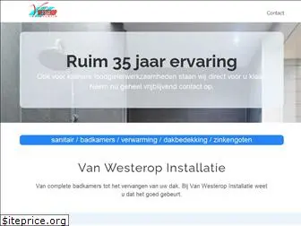 vanwesteropinstallatie.nl