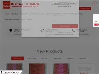 vanzasarees.com