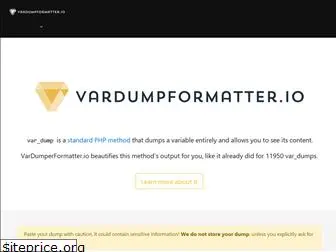 vardumpformatter.io