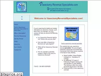 vasectomyreversalspecialists.com