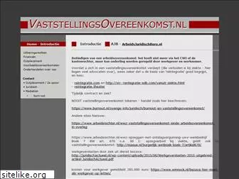 vaststellingsovereenkomst.nl