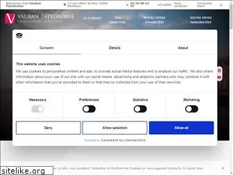 vauban-patrimoine.com
