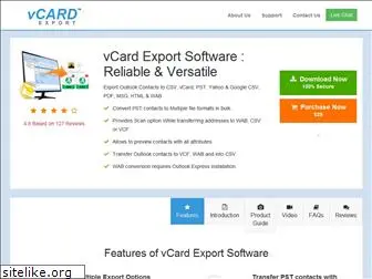 vcardexport.com