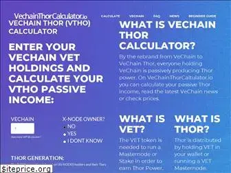 vechainthorcalculator.io