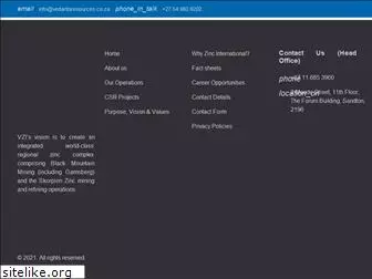 vedanta-zincinternational.com