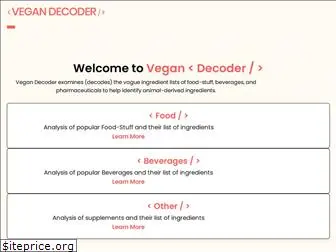 vegandecoder.com