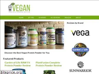 veganproteinpowder.reviews