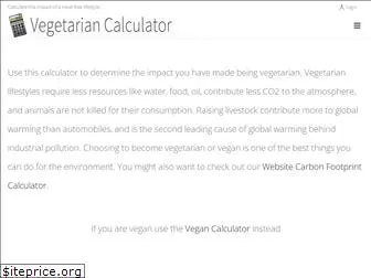 vegetariancalculator.com