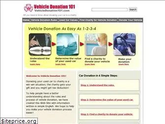vehicledonation101.com