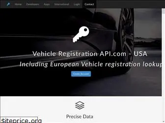 vehicleregistrationapi.com