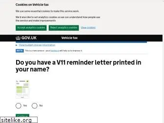 vehicletax.service.gov.uk