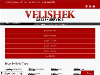 velishekautosales.com